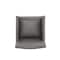 Manhattan Comfort Anna Square Faux Leather Dining Chair in Pewter - Set of 2 2-DC058AR-PE - alternate 4